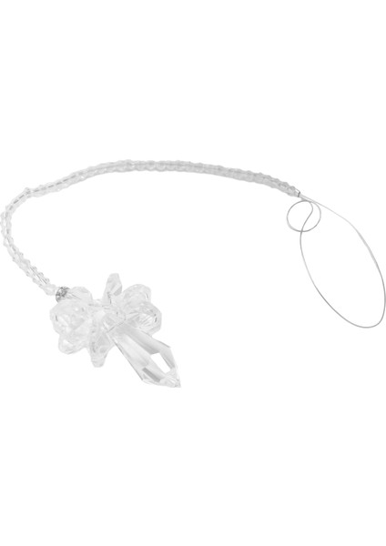 Modern Gökkuşağı Kristal Melek Chakra Suncatcher Araba Charm Kolye Otomatik Dikiz Aynası Asılı Dekor -Transparent (Yurt Dışından) modelleri