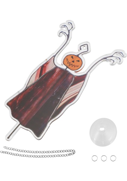 Cadılar Bayramı Spooky Suncatcher Pencere Panelleri Için Güneş Yakalayıcı, Benzersiz Ürkütücü Cadılar Bayramı Süs Süsleri Ev Için (Yurt Dışından) fiyatları