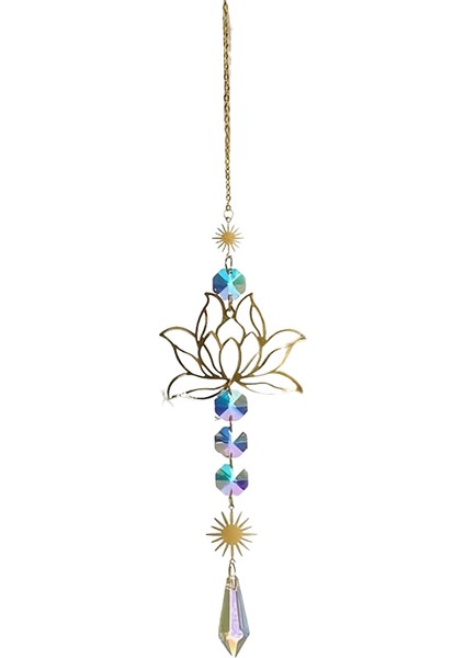 1pc Yapay Kristal Suncatcher Cazibesi El Yapımı Uygulanabilir Ev Rüzgar Kolye Açık Bahçe A (Yurt Dışından) fiyatları