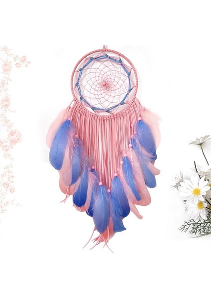 Dream Catcher El Yapımı Geleneksel Renkli Tüy Rüya Kağıdı, Decor-B Için Ev Duvar Dekorasyon Zanaat Süsü Asılı (Yurt Dışından) fırsatları