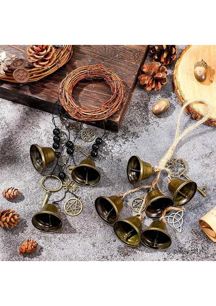 Rattan Rüzgar Çanları Dua Kristal Rüzgar Çanları Cadı Çan Koruma Kapı Kolu Kolye Aile Odası Dekorasyon. (Yurt Dışından) modelleri