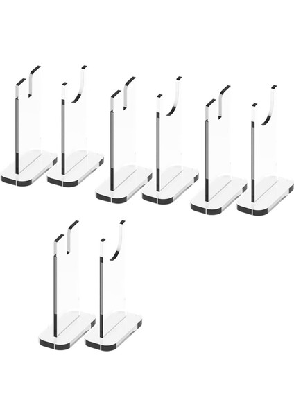 4set bıçak ekran standı, akrilik bıçak tutucu koleksiyoncusu, ev dekorasyonu için tek bıçak tutucu (açık dip) (Yurt Dışından)