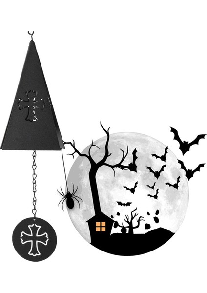 Cadılar Bayramı Odası Dekorasyonu Cadılar Bayramı Foredan Üçgen Rüzgar Zil Kolye Bahçe Bell Dekoracion Para Habitacion B (Yurt Dışından) indirimleri