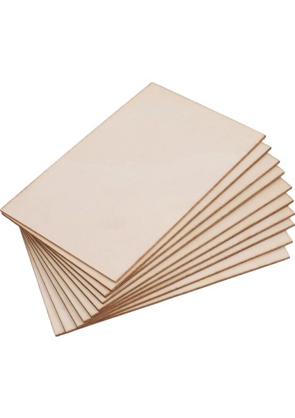 10 Paket Bitmemiş Ahşap Çarşaflar, Yapıştırılmış Lamine Ahşap Ince Ahşap Tahta, Ev Uçakları Için Gemi Teknesi ve El Sanatları, Dıy Süslemeleri (Yurt Dışından) fırsatları