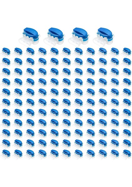 3 Yolcu Tel Konektörler Kilitler Tel Konektörleri Elektrikli 314 Kutu Tel Konektörleri Kendi Kendini Stripting Pigtail Konektörleri 120 Pcs (Yurt Dışından)