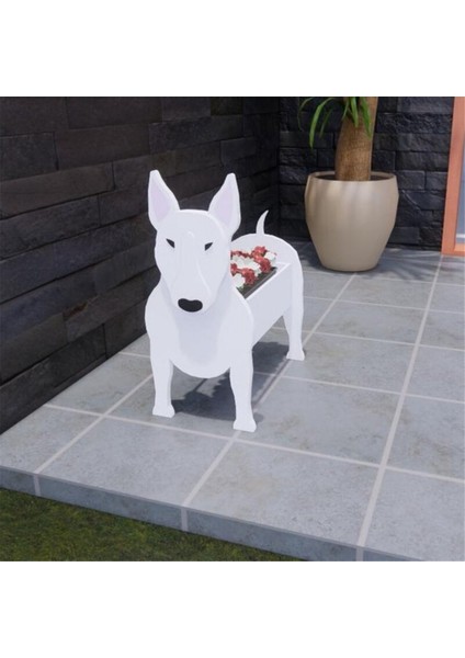 Çizgi Film Evcil Köpek Flowerpot Monte Edilebilir Köpek Saksı Pot Evcil Köpek Irkları Bahçe Potu Diy Çiçek Ekici Ev Dekor Süs, Bir (Yurt Dışından) indirimleri