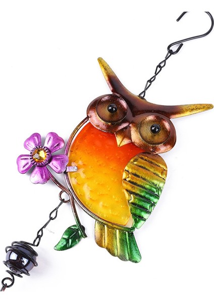 Ev Moda Dekorasyon Metal Rüzgar Chime Owl Rüzgar Zil Bahçesi Açık Dekorasyon Kolye Aksesuarları Araçlar B (Yurt Dışından) fiyatları
