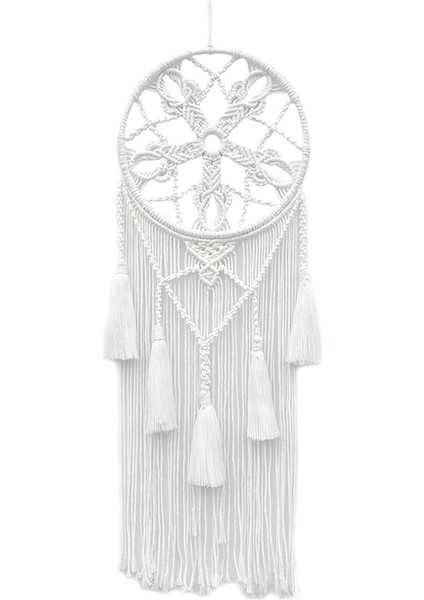 Macrame Dream Catchers Için Yatak Odası Yetişkin Rüya Catcher Duvar Dekoru Dokuma Yaprakları Dekorasyon ile Asılıyor Büyük Boho Duvar (Yurt Dışından)