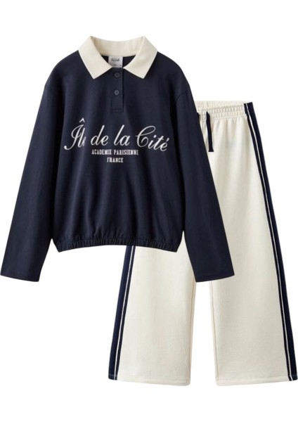 Barbosa Kız Çoçuk Pamuklu 2 'li Şardonsuz Sweatshirt Eşortman Takımı fiyatları