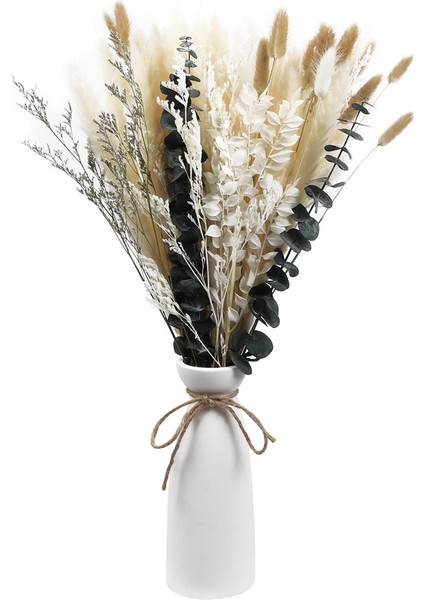 45PCS Kurutulmuş Pampas Çim Boho Dekor Doğal Kabarık Kurutulmuş Çiçekler Ev Dekoru Boho Banyo Dekor, Ofis Dekor (Yurt Dışından) fiyatları