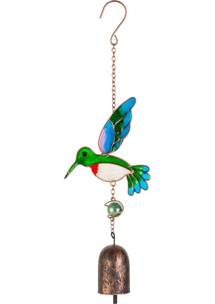 Lekeli Kuş Suncatcher, Kuş Kristal Top Prizmaları Asılı Kristal Süsleme Yeşil Çanlar (Yurt Dışından)