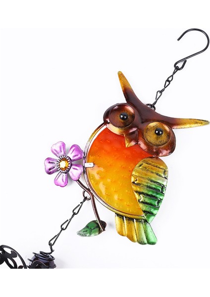 Ev Moda Dekorasyon Metal Rüzgar Chime Owl Rüzgar Bahçesi Açık Dekorasyon Kolye Aksesuarları Araçları D (Yurt Dışından) modelleri