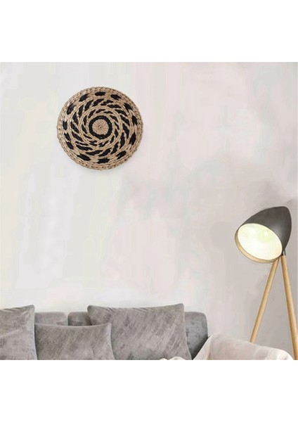 Bohem Duvar Dekorasyonları, Duvar Süslemeleri, El Yapımı Saman Asmalar, Oturma Odası Konaklama Dekorasyon Çapı 30CM (Yurt Dışından) modelleri