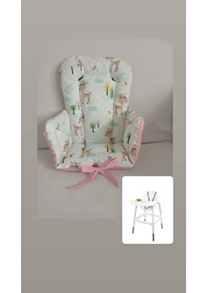 Mama Sandalyesi Minderi Kemer Geçme Yerleriyle Ergonomik Tasarım 0-3 Yaş fiyatları