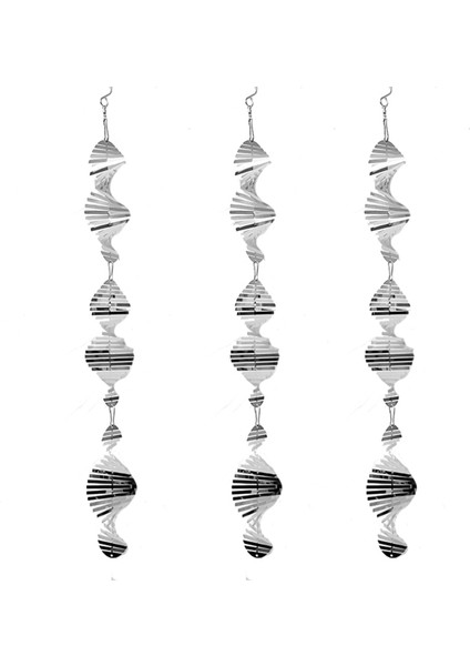 3 Adet Kuş Korkutucu Diskler Son Derece Yansıtıcı Çift Taraflı Kuş Yansıtıcılar Işıltılı Rüzgar Spinner Açık Metal Bahçe Dekor (Yurt Dışından)
