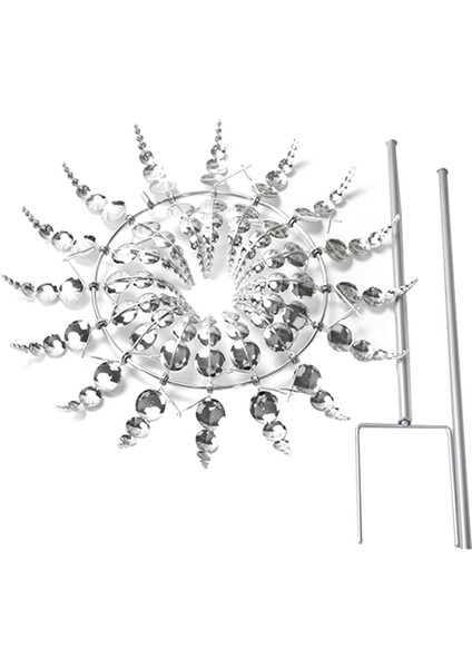 Rüzgar Spinnerları Açık, Bahçe Iplikçileri Metal 30 Cm, Bahçe Dekoru Için Rüzgar Heykelleri (Yurt Dışından)