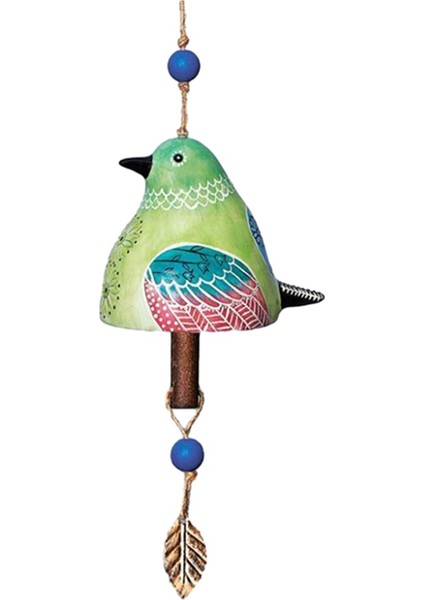 Kuş Şarkısı Bell Bahçesi Dekorasyonu, Asma Rustik Rüzgar Zil, Kolye Metal Tüp Zil Kapı Çan Kolye D (Yurt Dışından)