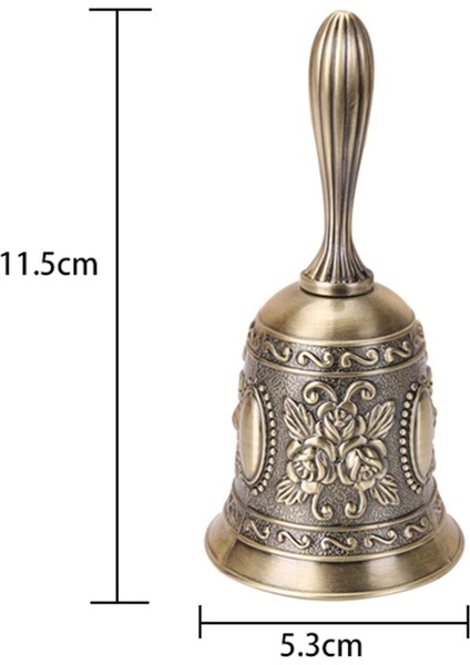 2pcs retro methen ton el zanaat zanaat dekoratie alarm zili el sanatları Noel zili rüzgar çan Noel zanaat (Yurt Dışından) modelleri