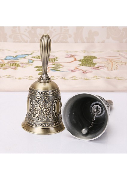 2pcs retro methen ton el zanaat zanaat dekoratie alarm zili el sanatları Noel zili rüzgar çan Noel zanaat (Yurt Dışından) indirimleri