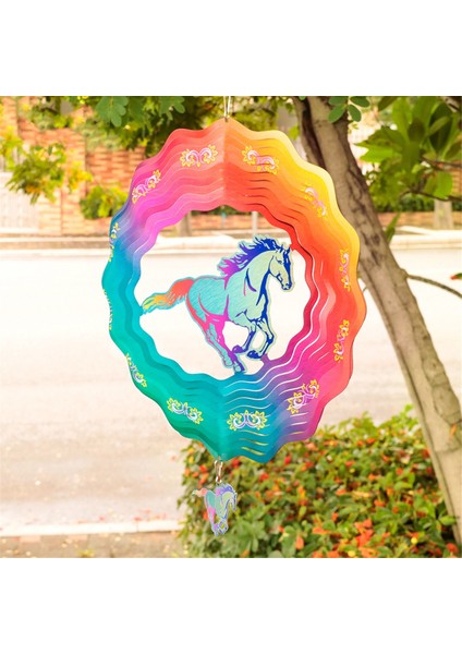 12 Inç Kardinal Rüzgar Spinners Açık, 3D At Rüzgar Spinner Bahçe Dekoru, Hatio Yard Dekorasyonunu Asmak Için (Yurt Dışından) indirimleri
