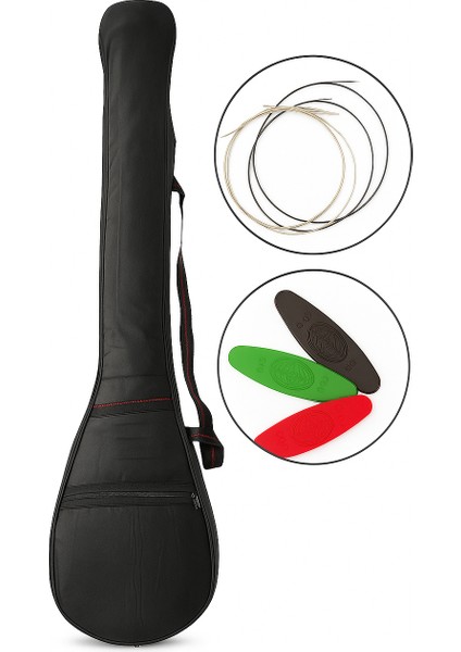 Kb-40 Kısa Sap (Saz) Kompozit Bağlama (Kılıf, Tel, Mızrap Hediyeli) modelleri
