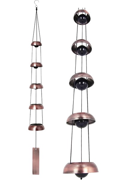 Tapınak Rüzgar Bell - Anma Bell Rüzgar Zil Benzersiz Için, Feng Shui Rüzgar Bahçesinde Dış Dekorasyon Için (Yurt Dışından)