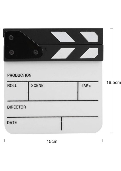 Action Cut Board, Akrilik Film Clapboard Kuru Silme Kompakt Boyutu Tv Filmi Yönetmeni Kesilmiş Aksiyon Sahne Alkış Tahtası (Yurt Dışından) indirimleri