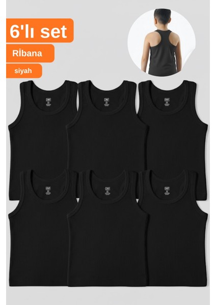 Erkek Çocuk 6'lı Ribana Sporcu Atlet