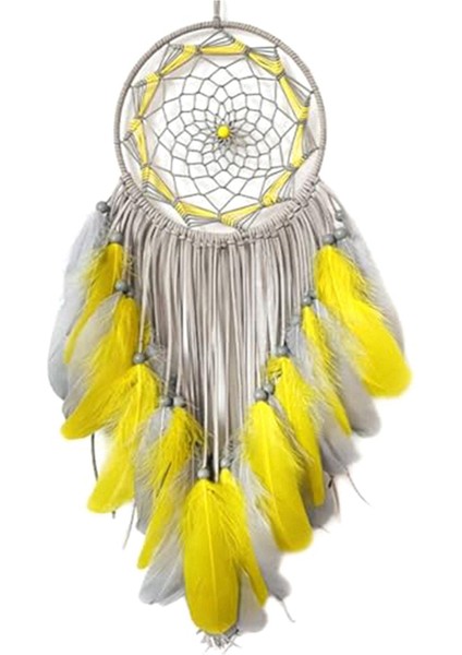 Dream Catcher El Yapımı Geleneksel Renkli Tüylü Rüya Kağıdı, Ev Duvar Dekorasyon Zanaat Süsü Decor-A Için Asılı (Yurt Dışından)