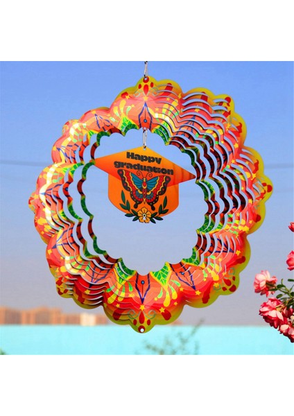 3D Rüzgar Spinner Spiral Için Bahçe Dekoru Döner Asılı Rüzgar Çanları Ev Açık Hava Dekorasyon (Yurt Dışından) modelleri