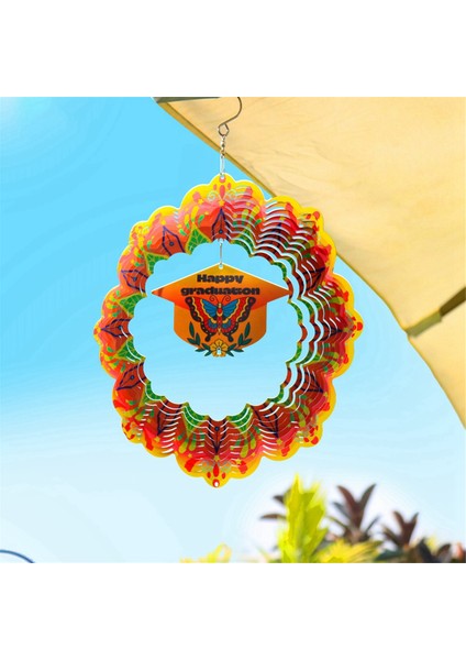 3D Rüzgar Spinner Spiral Için Bahçe Dekoru Döner Asılı Rüzgar Çanları Ev Açık Hava Dekorasyon (Yurt Dışından) fırsatları