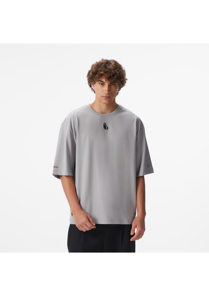 Unıted4 x Monkey Project We Are Family Unisex Gri T-Shirt.grı