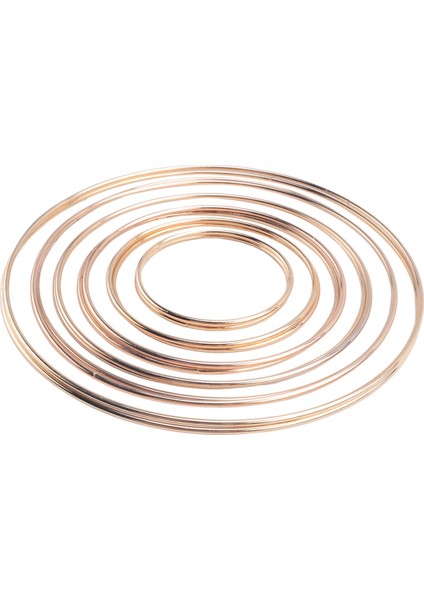 12 Pcs 6 Boyutlar Altın Rüya Catcher Metal Yüzük Çiçek Çember Çelenk Makrome Kreasyonlar Dıy El Sanatları Için Yüzük (Yurt Dışından) fiyatları