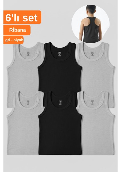 Erkek Çocuk 6'lı Ribana Sporcu Atlet