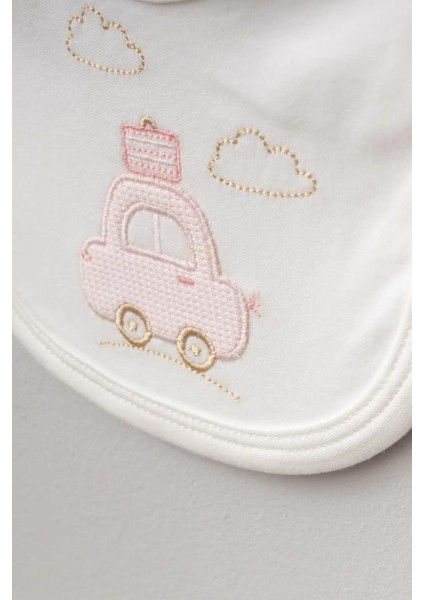 %100 Pamuk Bulutlu Araba Desenli 5 Parça Yenidoğan Hastane Çıkışı Zıbın Seti BBTF.PMB.20109 fırsatları