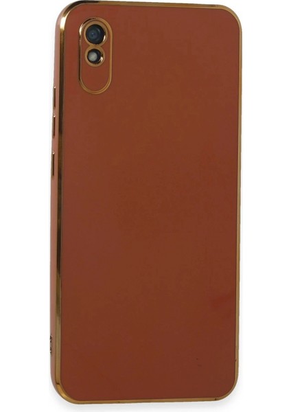 Xiaomi Redmi 9A Kılıf Volet Silikon - Kırmızı