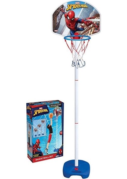 Dede Spiderman Ayaklı Basketbol Seti