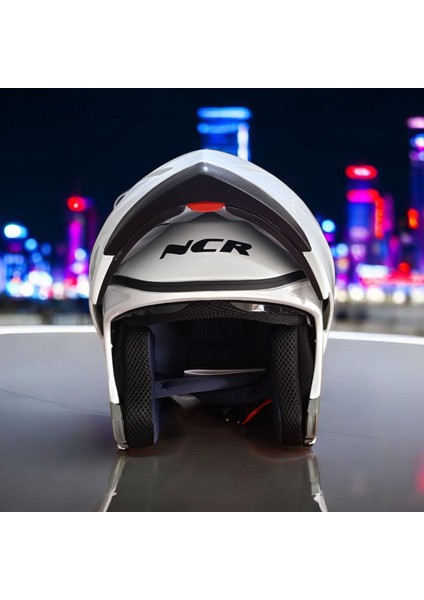 -158 Çene Açılır Gözlüklü E-Ce Belgeli Parlak Beyaz modelleri