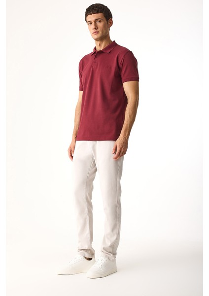 Jake Beli Lastikli Parça Boya Chino Pantolon(Tencel)(Tm)-Taş indirimleri