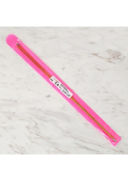 Loren Crafts 2,5 mm 35 cm Sarı Metal Örgü Şişi - L fiyatları