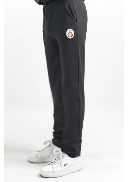 Orijinal Logolu Siyah Çocuk Eşofman Altı