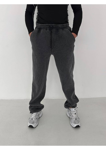 Oversıze Eşofman Pantolon Stoper Paça - Şardonlu Penye Eşofman modelleri