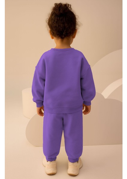 Barbosa Kuromi Baskılı Şardonsuz Sweatshırt Eşortman 2'li Kız Çoçuk Takım fiyatları