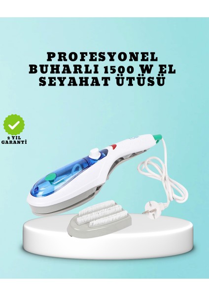 1500W Güçlü Buharlı Ütü | Yanık Riski Olmadan Hızlı Ütüleme
