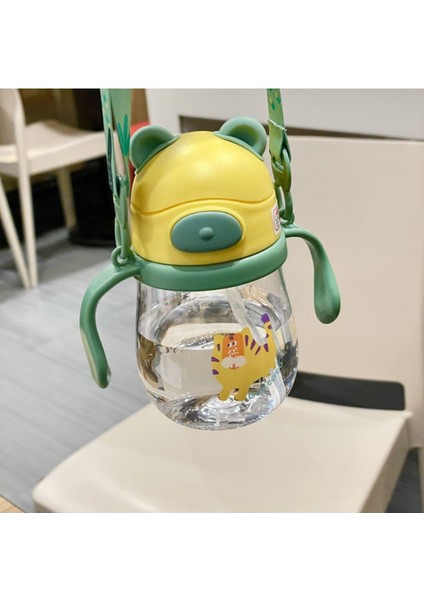 250ML Bpa'sız Pipetli Bebek Suluk Kulaklı Kollu Yumuşak Pipetli Bebek Su Şişesi Bebek Biberon Matara fiyatları