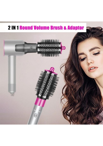 Dyson Airwrap Saç Kurutma Makinesi Çok Amaçlı Şekillendirici ve Adaptörlü Saç Kıvırma Aleti Için Büyük Yuvarlak Hacim Verici Fırça, Altın (Yurt Dışından) fiyatları