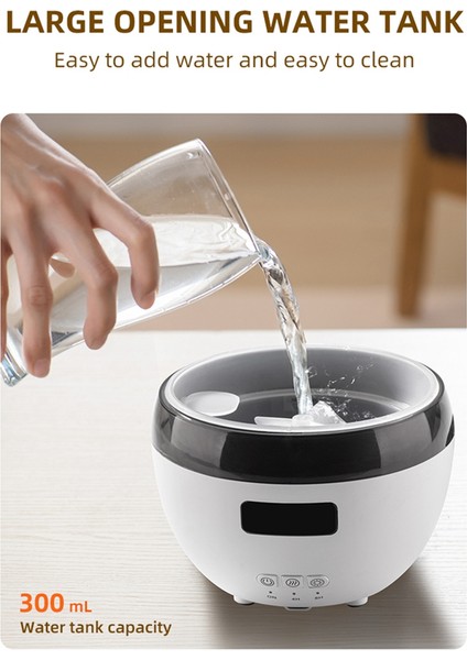 Dinamik Nemlendirici Ev Masaüstü Dijital Ekran Saati Kablosuz Uzaktan Kumanda Esans Yağı Aromaterapi Makinesi Ab Fişi A (Yurt Dışından) modelleri