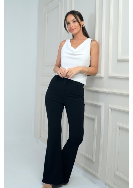 Kadın Ispanyol Paça Pantolon