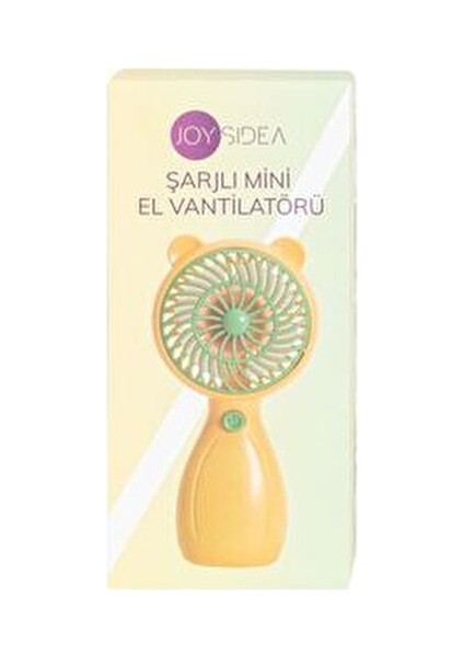 Joysıdea Şarjlı Mini El Vantilatörü Fn-60 Sarı indirimleri