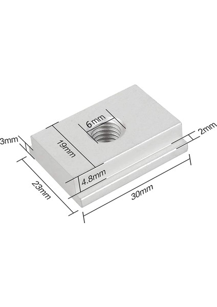 12 Pcs T-Yuva Fındık M6 T Ray Sürgülü Fındık Alüminyum Yuva Fıstığı Palet Sürgülü Fındık Mobilya Yuvası Fındık (Yurt Dışından) fiyatları